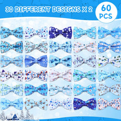 Sanwuta winter dog bow elastic back for quick collar changes.