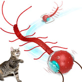Saolife interactive cat toy ball with tail teaser promoting indoor exercise.