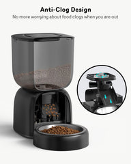 Sarpaws Automatic Feeder suitable for cats and dogs in a home setting.