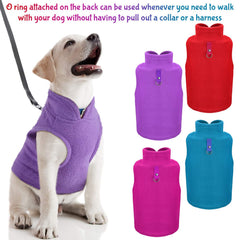 SATINIOR dog pullover hoodie with D-ring leash for secure outdoor walks.