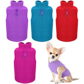 SATINIOR dog sweater set in four colors for versatile daily wear.