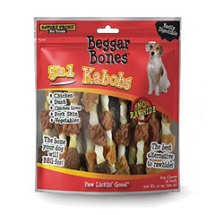 SavorSavory Prime Beggar Bones 8in Kabobs—grain-free chews for dogs