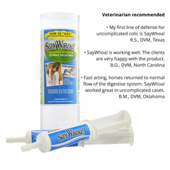 Say Whoa Gel gel-paste-texture highlights smooth, easy-to-apply consistency for fast relief.