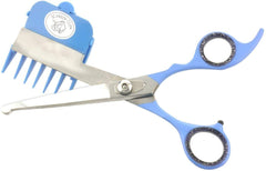 Scaredy Cut blue clipper attachments and combs