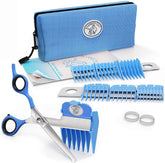 Scaredy Cut left-handed blue box packaging for quiet grooming sessions