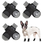 SCENEREAL anti-slip dog socks in a 6-pack protect paws and keep them clean
