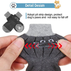 SCENEREAL adjustable-strap wrap keeps socks secure during active play