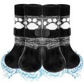 SCENEREAL anti-slip dog boots with six-pack design for reliable traction.