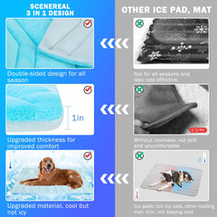 SCENEREAL Arc-chill fabric surface for self cooling comfort.