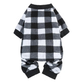 SCENEREAL Dog Pajamas in soft fleece provide warm comfort for chilly walks