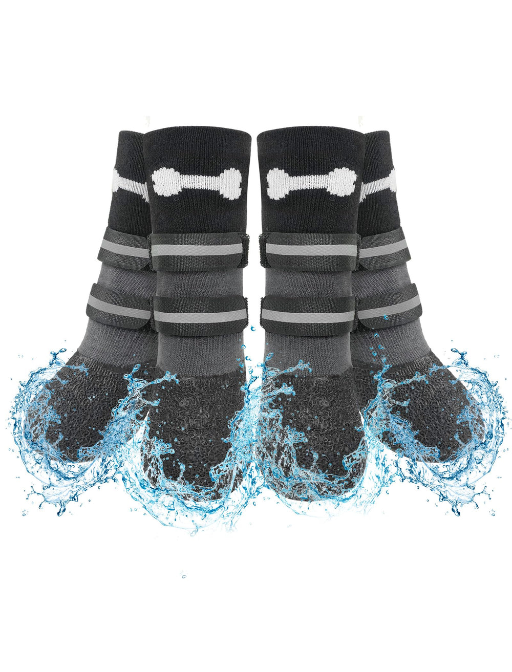 SCENEREAL dog boots on paw protect against hot pavement for safer walking