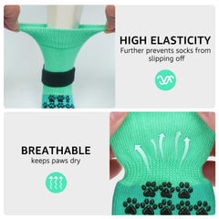 SCENEREAL dog socks prevent licking by creating a protective barrier during playtime