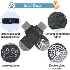 SCENEREAL dog socks soft breathable fabric for year-round wear