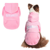 SCENEREAL dog hoodie back embroidery shows stylish warmth for cooler days