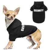 SCENEREAL Security Dog Hoodie brushed fleece warmth for chilly walks