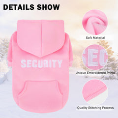 SCENEREAL dog hoodie leash hole enables easy outdoor walks