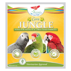 Scenic Corn Jungle large parrot pellets promote feather condition and energy for macaws.