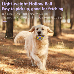 SCHITEC dog balls soft rubber – smooth bounce supports gentle chewing and fetch fun