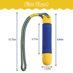 SCIROKKO dog pool toy diameter 1-57in suitable for diverse dog sizes.