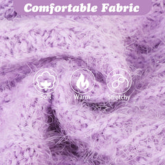 SCIROKKO turtleneck dog sweater neck area, flexible collar for easy on/off.
