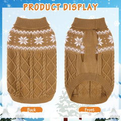 SCIROKKO Warm Winter Pink Dog Sweater lapel detail adds stylish warmth to outfits