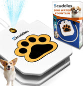 Scuddles outdoor dog water fountain paddle-activation enables quick, refreshing hydration outdoors.