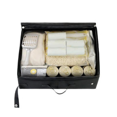 SDYQD foldable cat litter tray folds flat for easy storage during travel.