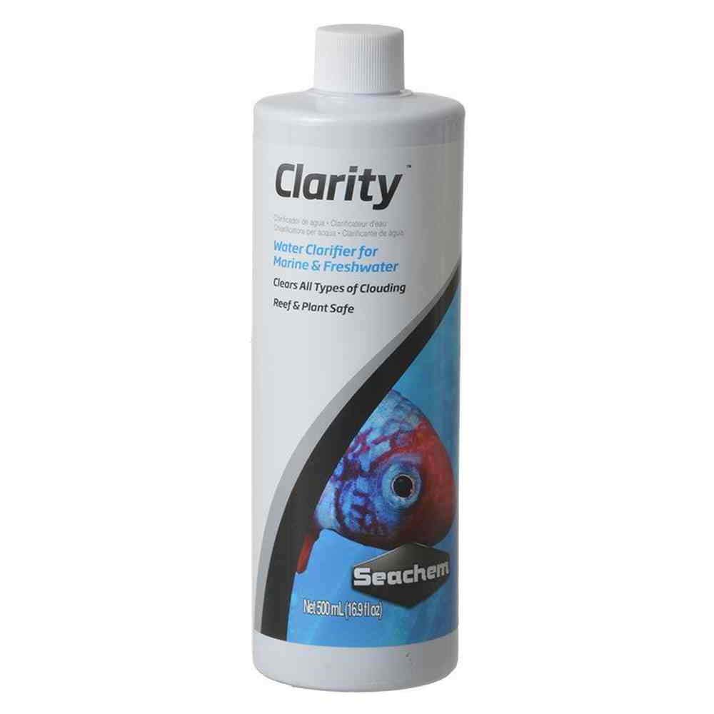 Seachem Clarity water-clarifier 500ml bottle for clearer aquarium water