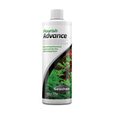 Seachem Flourish Advance bottle and dropper promoting vigorous root and shoot growth