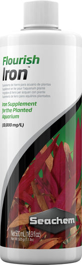 Seachem Flourish Iron botella de 500 ml para acuario plantado y aporte de hierro