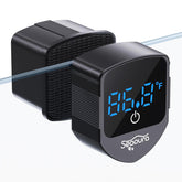 SEAOURA 2-in-1 cleaner attached to glass tank for secure cleaning