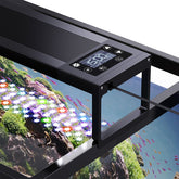 SEAOURA 24/7 LED aquarium light front view shows even coloring for vibrant tanks.