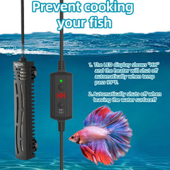 SEAOURA 25W external controller display aids precise temp control.