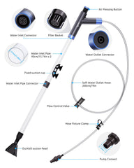 SEAOURA extension tubes length options adapt to small or large tanks.