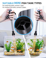 SEAOURA no-electricity design illustrates whisper-quiet aquarium upkeep.