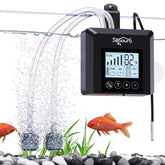 SEAOURA USB aerator front view showing compact size for small tanks