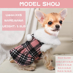 Sebaoyu small dog winter clothes XXS, ideal for teacup breeds