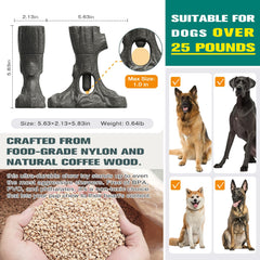 Sedioso dog chew toy behavior image shows focused playtime indoors.