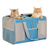 Sedioso Large Cat Carrier inside two cats view for comfortable two-cat transport.