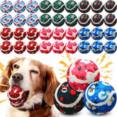 Seenelling dog squeaky ball snowman style 1 for interactive fetch and teething fun