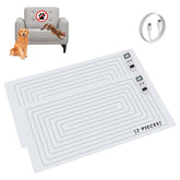 SEERWAY 2 rechargeable pet shock mat front view shows compact deterrent for sofas.