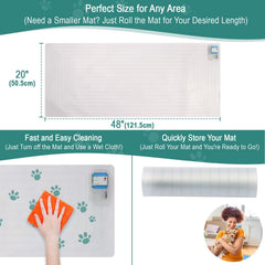 SEERWAY Scat Pet Shock Mat is battery operated for flexible placement.