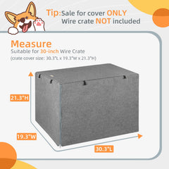 Seiyierr dog crate cover two entrances—easy access for you and your dog