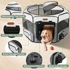 Seiyierr playpen interior spacious area for lounging and play
