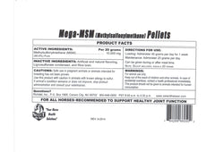 Select The Best Mega-MSM Pellets packaging emphasizes cost-efficient, ready-to-use supplementation.