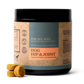 Selly’s Den chicken-flavor soft chew bottle supports canine mobility and joint comfort.
