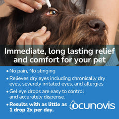 BioHAnce HA technology image highlighting ocular surface hydration by Sentrx Ocunovis