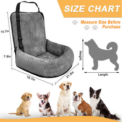 Sephyroth dog car seat dual-fixation system demonstrates stable installation.