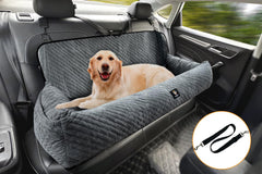 Sephyroth dog car seat large-dogs-100lbs ensures secure travel for big pets on long trips.