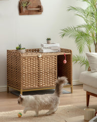 SETVSON handwoven rattan detail shows natural texture and craftsmanship.
